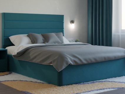 Кровать Lonax Кармела велюр Dolly-17 (с подъемным механизмом) 160х200