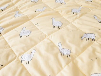 Комплект постельного белья Софи де Марко Альпака (желтый) с одеялом