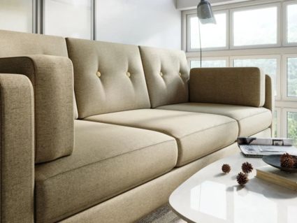 Диван Арско Ингвар Б трехместный серый