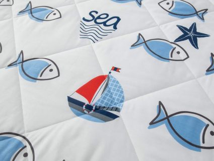 Комплект постельного белья Софи де Марко Морские рыбки с одеялом
