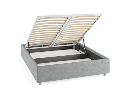 Кровать Сонум Scandinavia Рогожка Мокко (с подъемным механизмом) 140х200