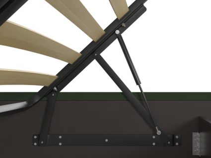 Кровать Lonax Милана велюр Dolly-2 (с подъемным механизмом) 160х200