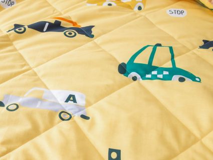 Комплект постельного белья Софи де Марко Дорога (желтый) с одеялом