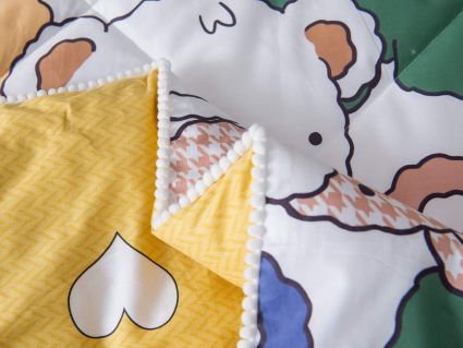 Комплект постельного белья Софи де Марко Медвежата (желтый) с одеялом