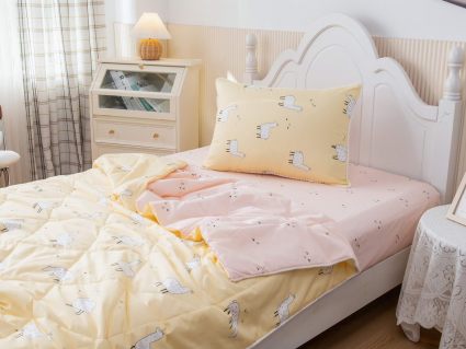 Комплект постельного белья Софи де Марко Альпака (желтый) с одеялом