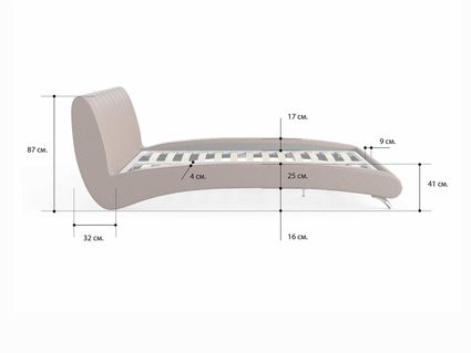 Кровать Сонум Verona Энигма Ментол 200х190