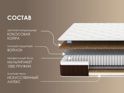 Матрас Димакс Мега Лайт хард 34