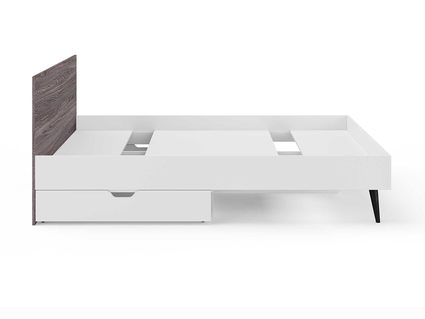 Кровать Сонум Ines Ясень анкор + белый