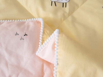 Комплект постельного белья Софи де Марко Альпака (желтый) с одеялом