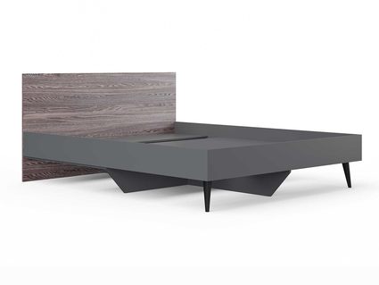 Кровать Сонум Ines Ясень анкор + серый 120х190
