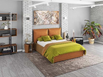 Кровать Nuvola Emilia Next 103 (с основанием) 180х190