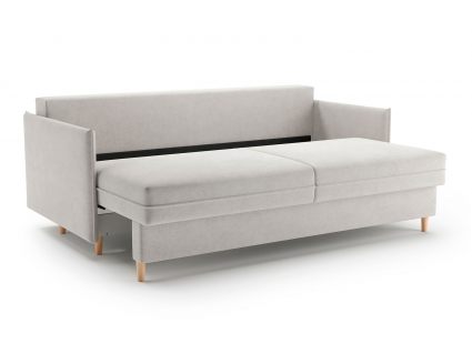 Диван Сонум Rain Микровелюр бежевый Длина 215 см