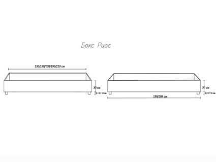 Кровать Димакс Риос Альбус с подъемным механизмом