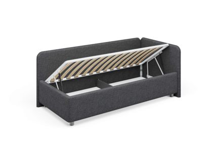 Кровать Сонум Capri Рогожка Марсала (с подъемным механизмом) 120х190