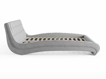 Кровать Сонум Milano Экокожа Графит (с подъемным механизмом) 160х190