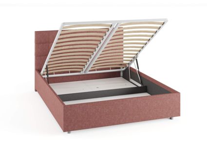 Кровать Сонум Tivoli Кашемир Светло-серый (с подъемным механизмом) 160х190