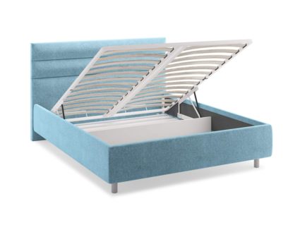 Кровать Сонум Linda Рогожка Графит (с подъемным механизмом)