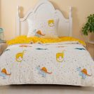 Комплект постельного белья Софи де Марко Дино (желтый) с одеялом 1,5-спальный