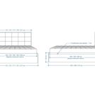 Кровать Lonax Адель велюр Dolly-3 (с подъемным механизмом) 140х190