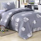 Комплект постельного белья Софи де Марко Пигги (серый) 1,5-спальный