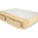 Кровать Mr.Mattress Site Box экокожа Beige 120х200